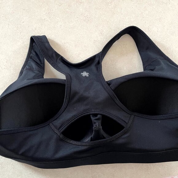 Tek Gear Black Padded Sports Bra - Light Support - Size 3X - Picture 5 of 6